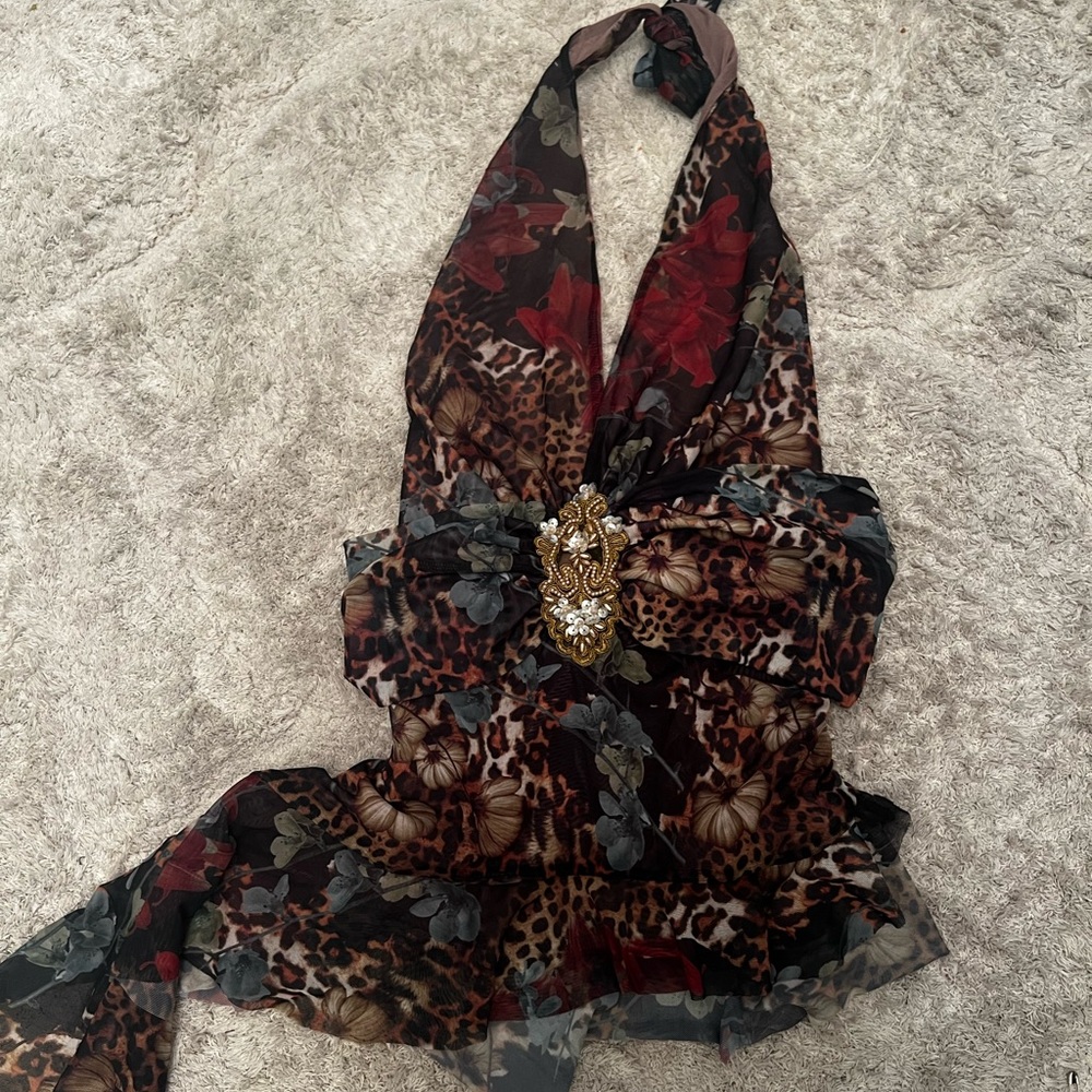 Jaded London Cindy plunge mini dress size 4